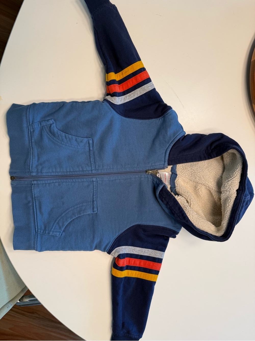 Hanna Andersson Hoodie with Sherpa Lining